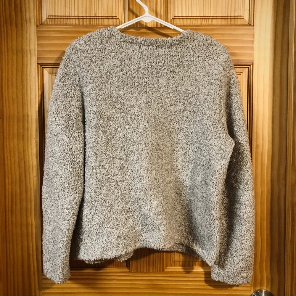 Long Sleeve, Full Zip Beige Sweater from Christopher & Banks, Women’s Size Large - Picture 3 of 6